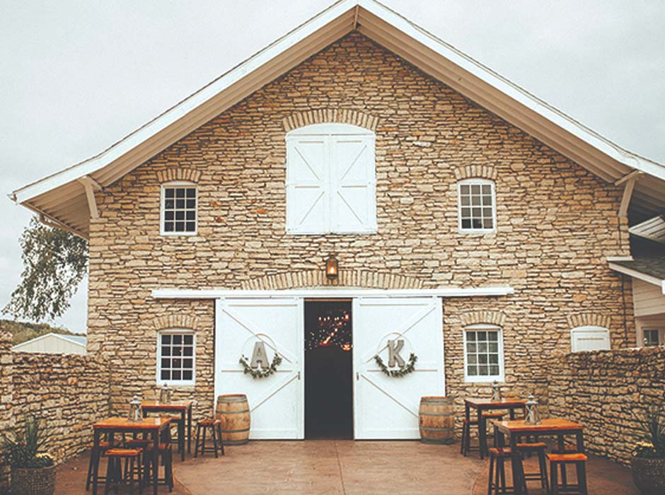 Carriage Way of the Mayowood Stone Barn wedding and event venue in Rochester MN